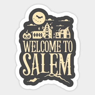 Salem Halloween Village Souvenir Sticker